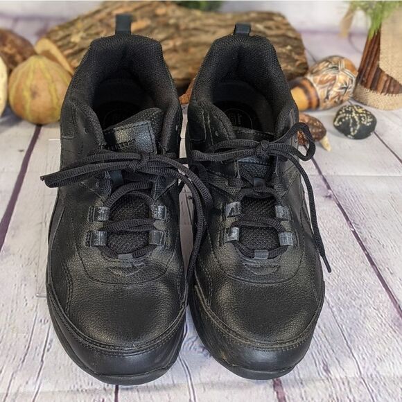 Safe T Step Cross Trekkers Black Sneakers w/ Box - 9W - Picture 3 of 8